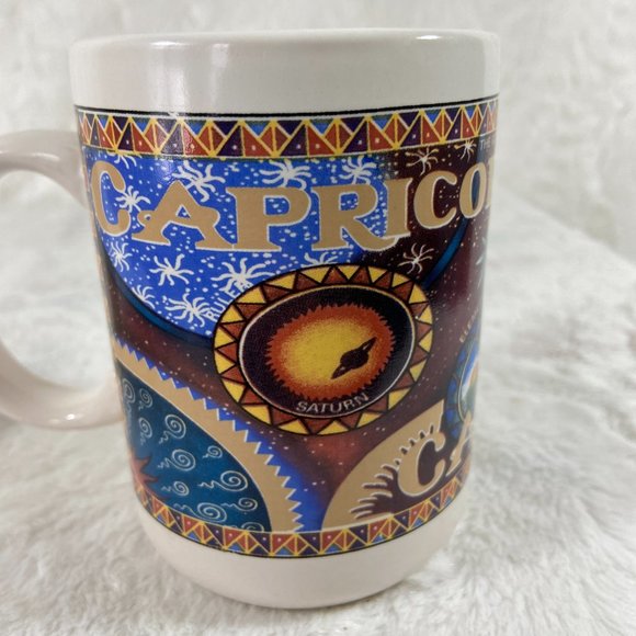 Capricorn Zodiac Astrology Sign Coffee Mug Vintage 1990's - Picture 7 of 9